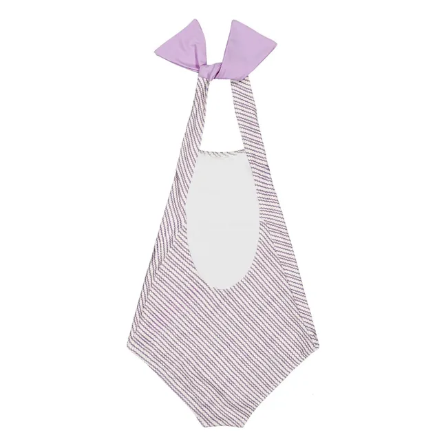 Maillot de Bain Zita Fleuri Fibres Recyclées Soor Ploom X Canopea | Lilac