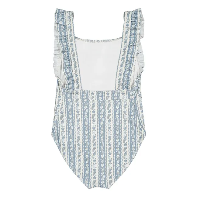 Maillot de Bain Thelma Fleuri Fibres Recyclées Soor Ploom X Canopea | Ecru