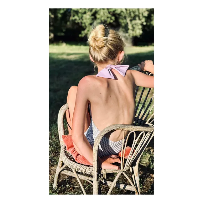 Maillot de Bain Zita Fleuri Fibres Recyclées Soor Ploom X Canopea | Lilac
