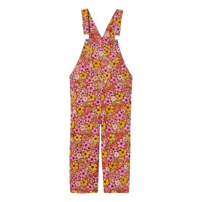 Salopette floreale Macha | Rosa