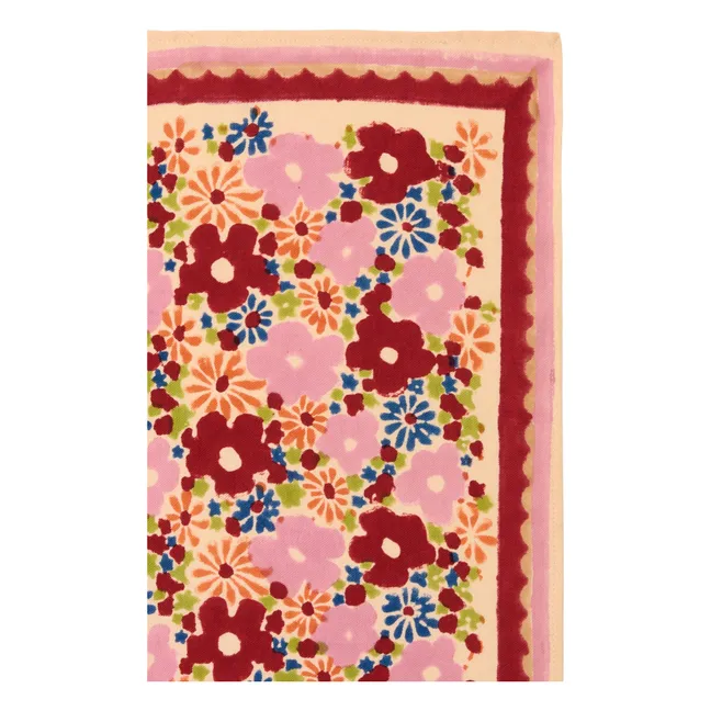 Bufanda Manika Floral | Rosa