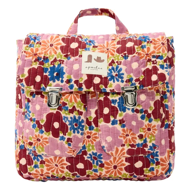 Mochila Suji Floral | Rosa