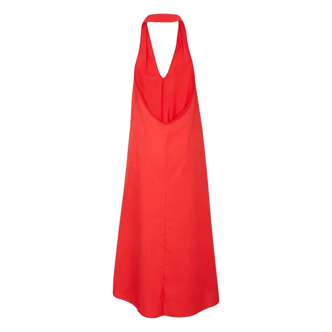 Robe Ample Faye | Rouge vermillon