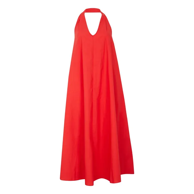 Robe Ample Faye | Rouge vermillon
