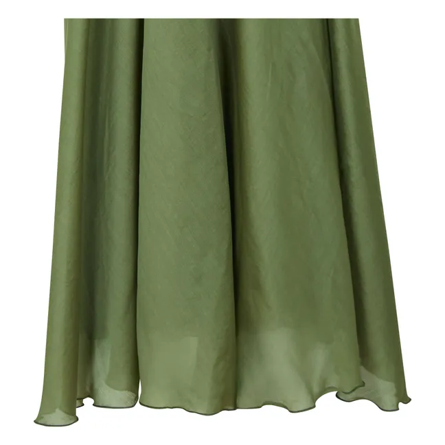 Robe Ample Megane | Vert kaki
