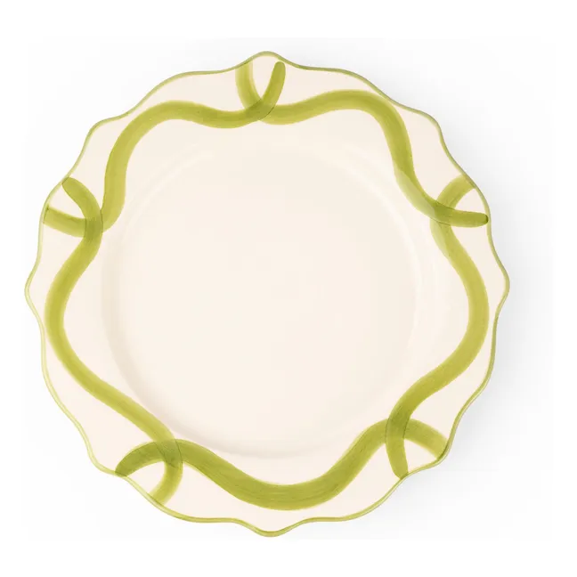 Assiette Olaf  | Vert acide