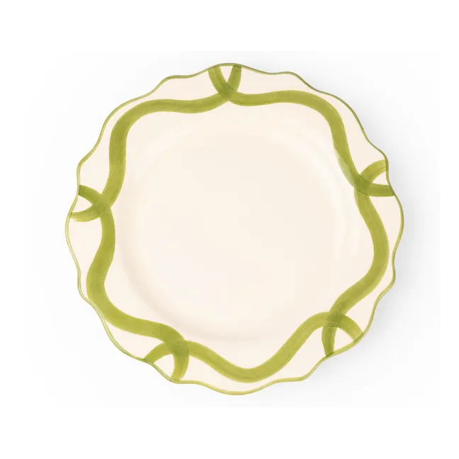 Assiette Olaf  | Vert acide