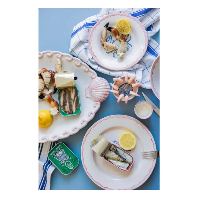 Assiette Calypso  | Rose