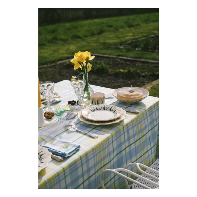 Assiette Fan Fan | Jaune