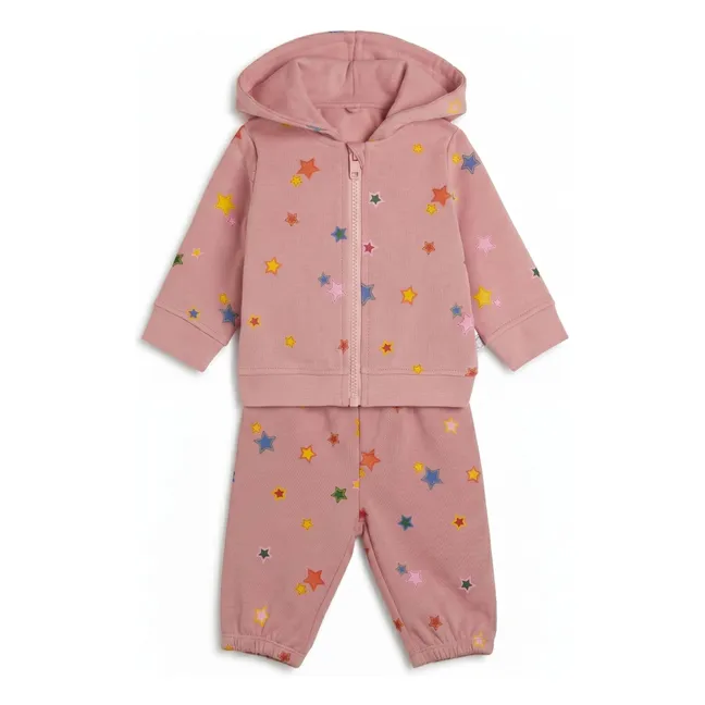 Stars Sweat and Jogger Set | Pink