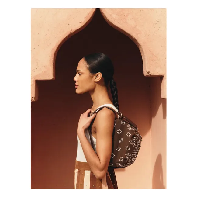 Mini Moon Leather | Brown
