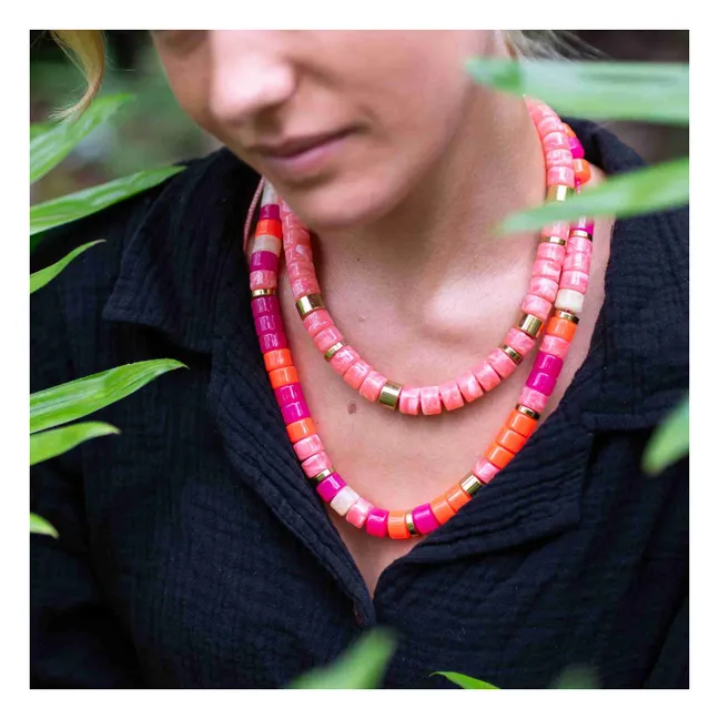 Collier Praia Pamplemousse | Rose