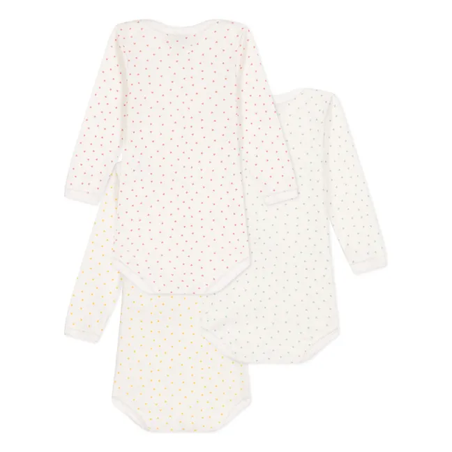 Lot 3 Bodies Little Hearts | White