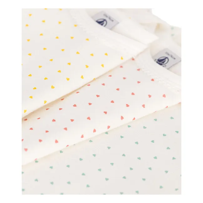 Lot 3 Bodies Little Hearts | White