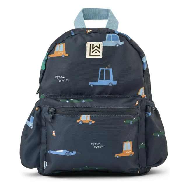 Mochila para coche Andreas Fibra reciclada | Azul Marino