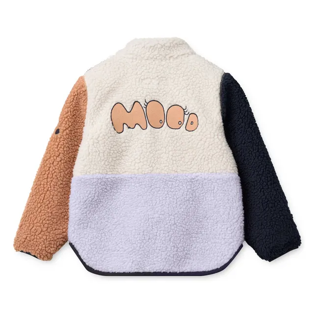 Chaqueta Sherpa de fibra reciclada Nolan Mood | Malva