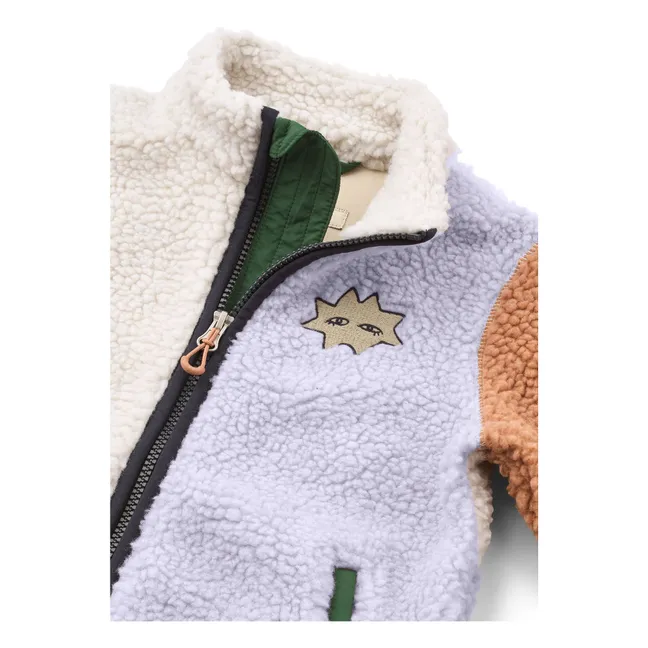 Veste Façon Sherpa Nolan Mood Fibres Recyclées | Mauve
