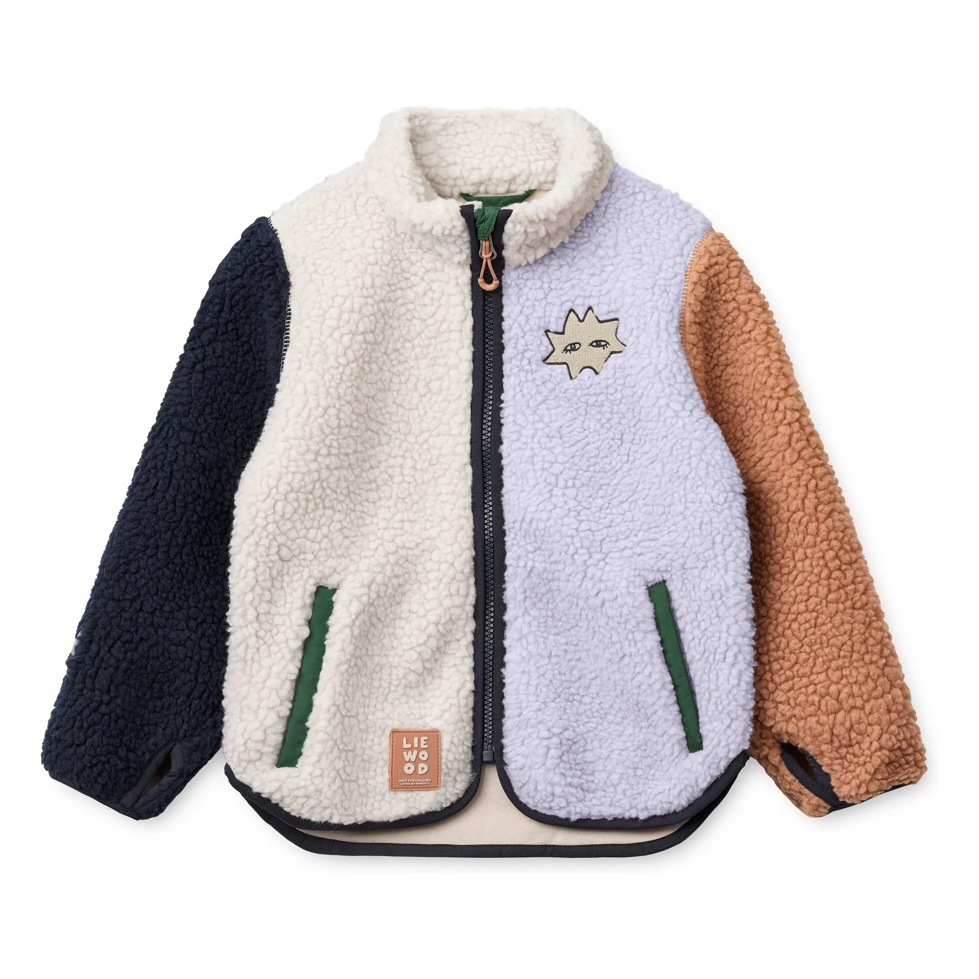 Liewood Mauve Nolan Mood Recycled Fiber Sherpa Jacket