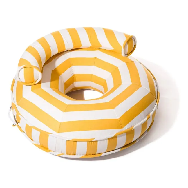 Boya de piscina a rayas | Amarillo