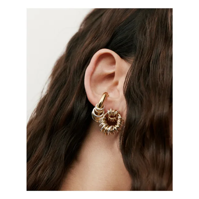 Earrings Klik Rings | Gold/Silver