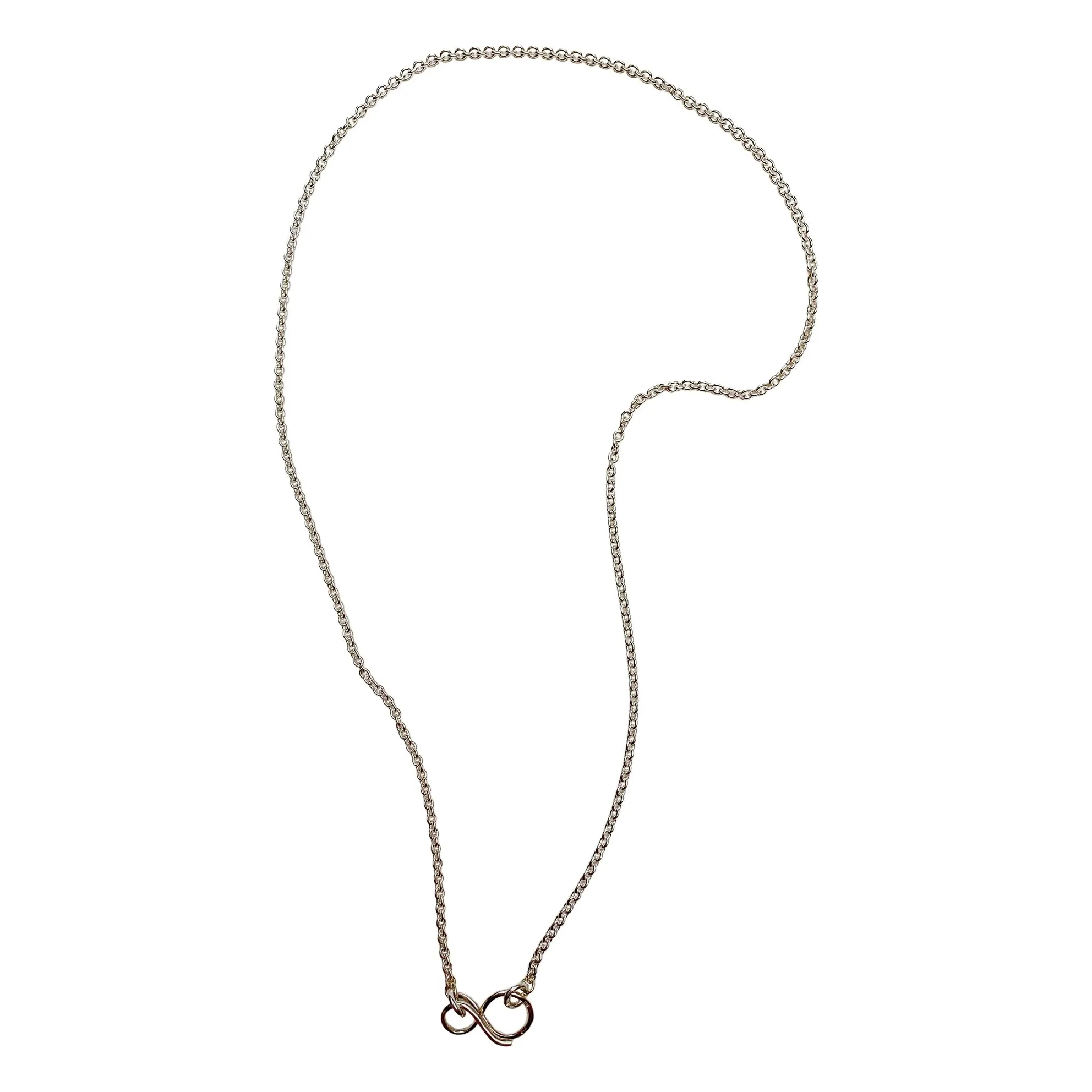 Lah Silver Mini Infini Long Necklace