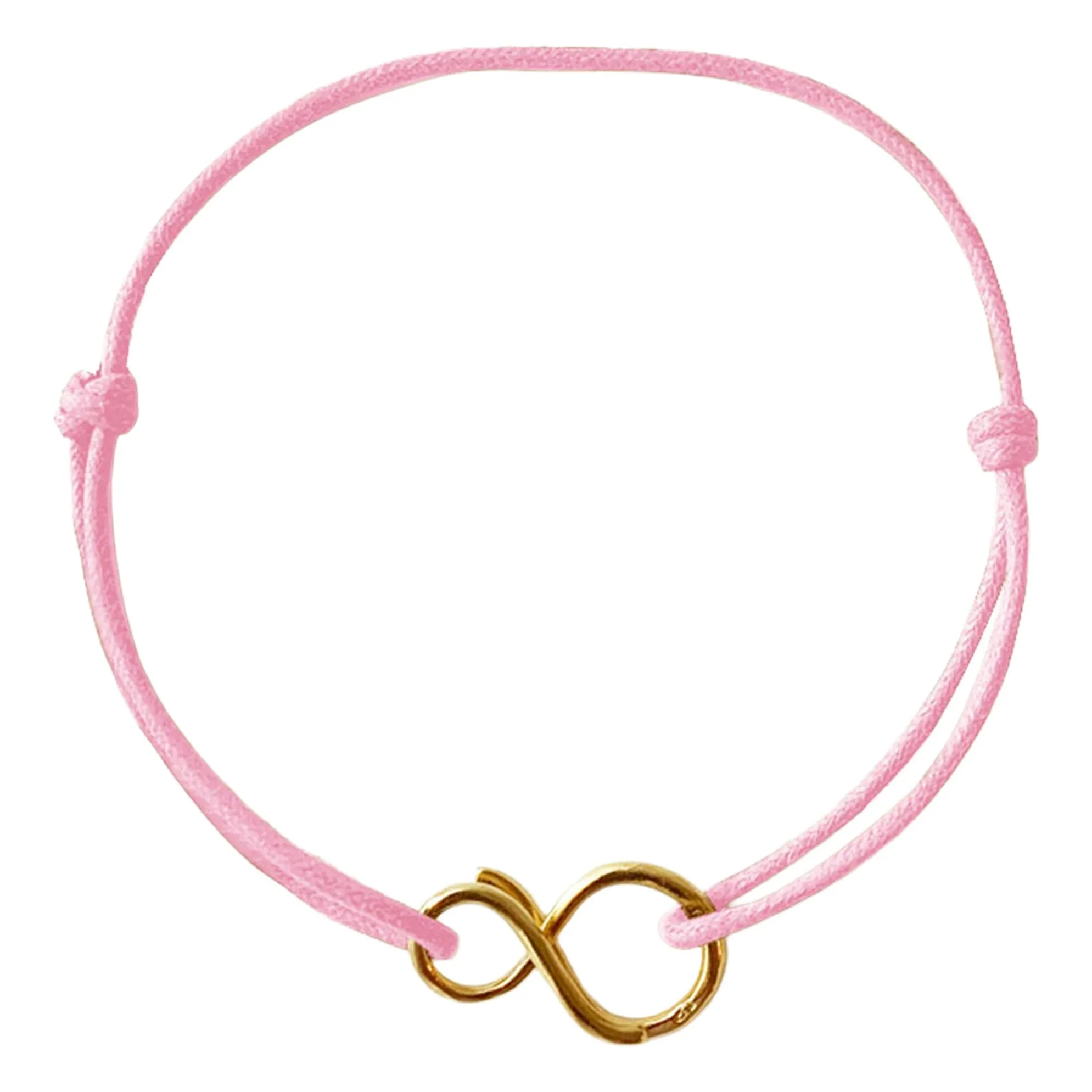 Bracelet Cordon Mini Infini | Rose- Image produit n°0