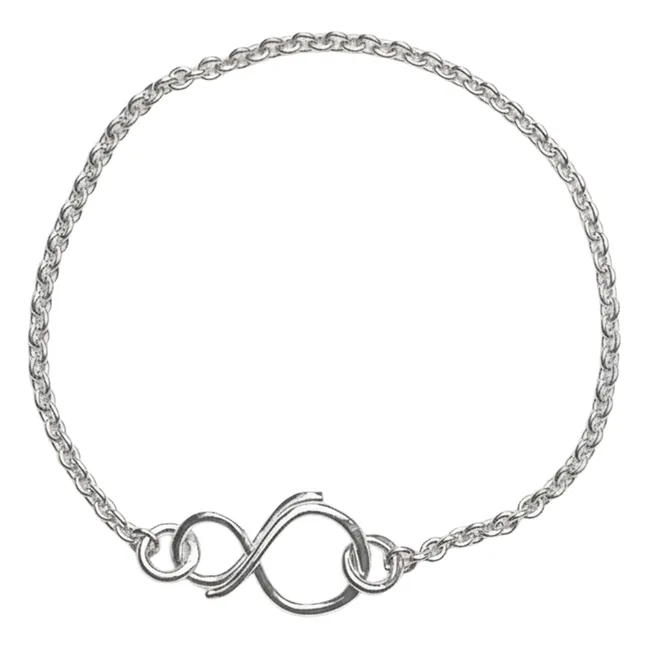 Mini Infini bracelet | Silver
