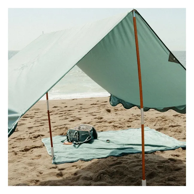 Toalla de playa con agujero | Verde