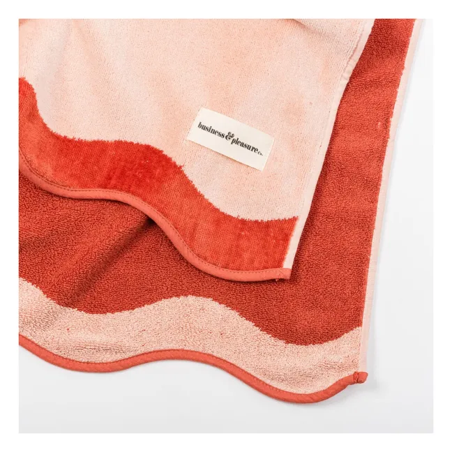 Toalla de playa con agujero | Rosa
