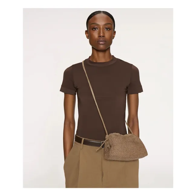 Cloud Clutch bag | Taupe brown