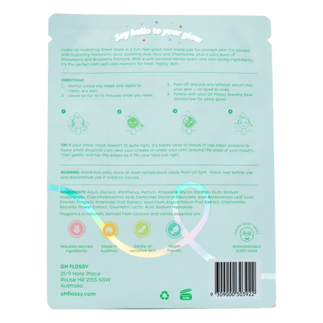 Masque hydratant à la noix de coco