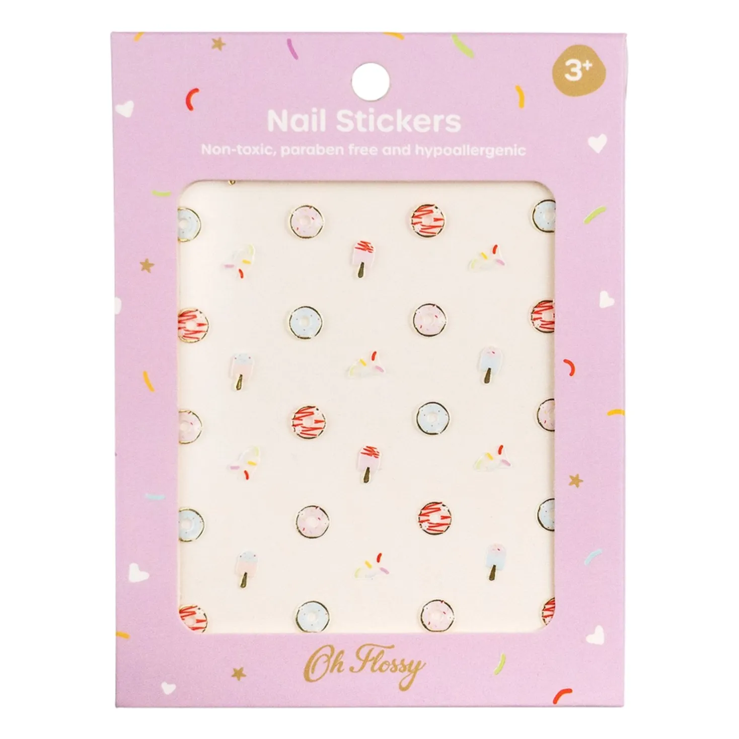 Oh Flossy Untinted Sweets Nail Stickers