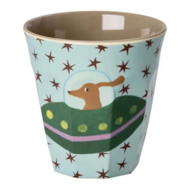 Juego de 6 vasos Space Dog | Azul