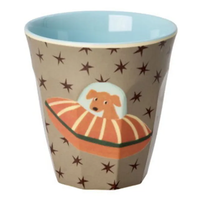 Juego de 6 vasos Space Dog | Azul