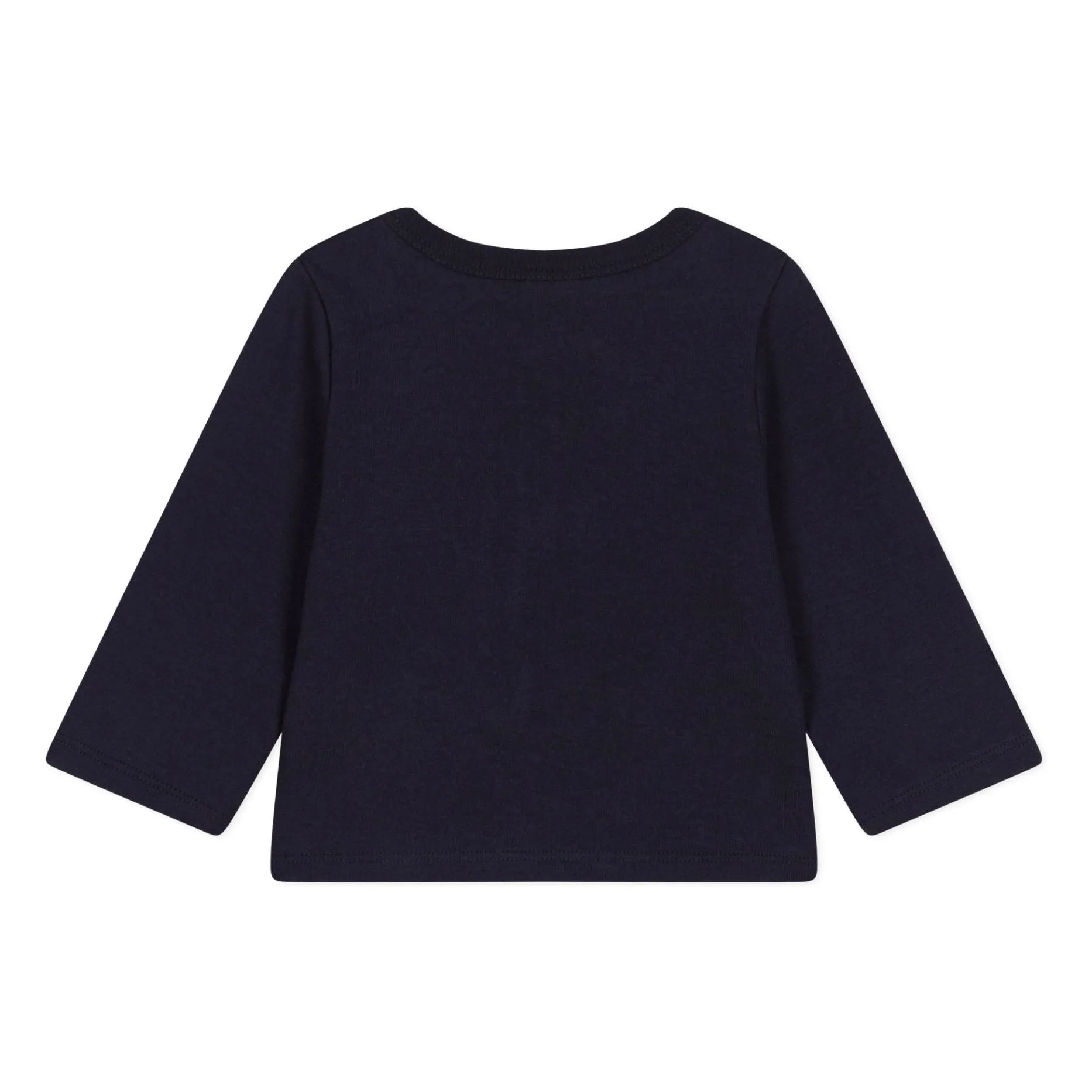 Cardigan Jersey Epais | Bleu marine- Image produit n°3
