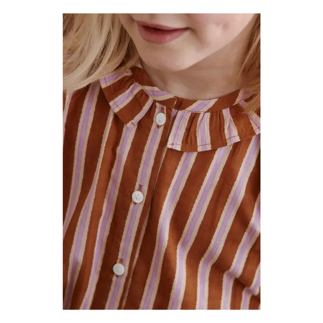 Pasera Striped Pyjamas | Brown