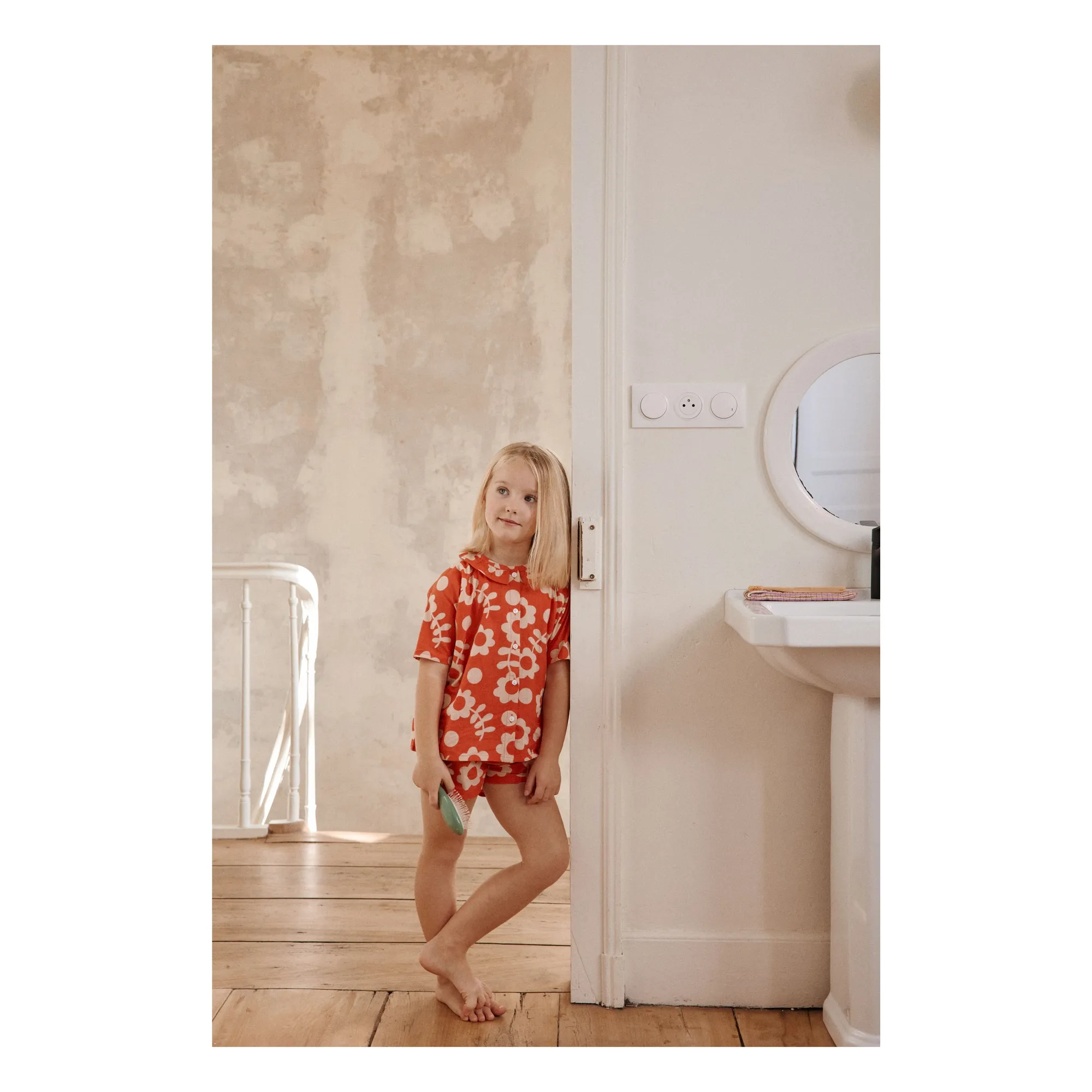 Pyjama Pasera Fleurs | Mauve- Image produit n°1