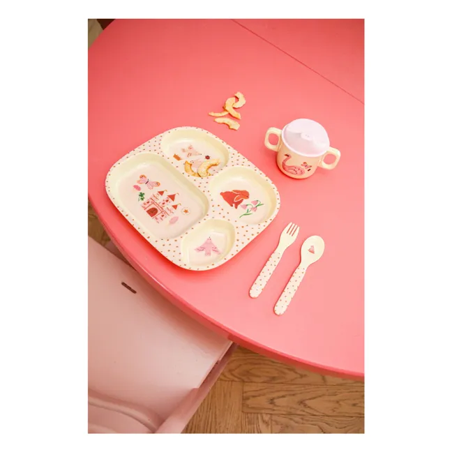 Tasse d'apprentissage Conte de Fées | Rose