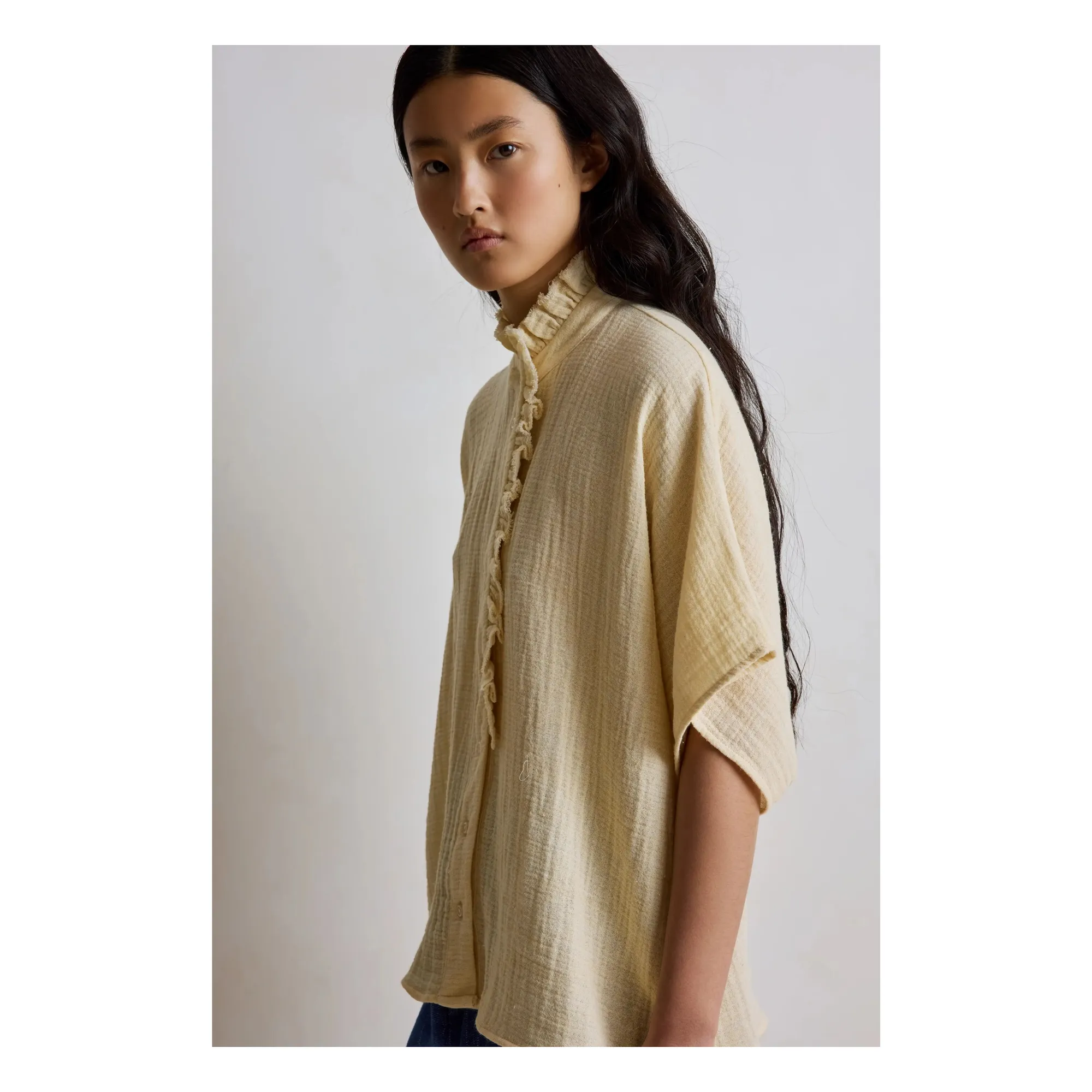 Hod Cream Natasha Cotton Shirt
