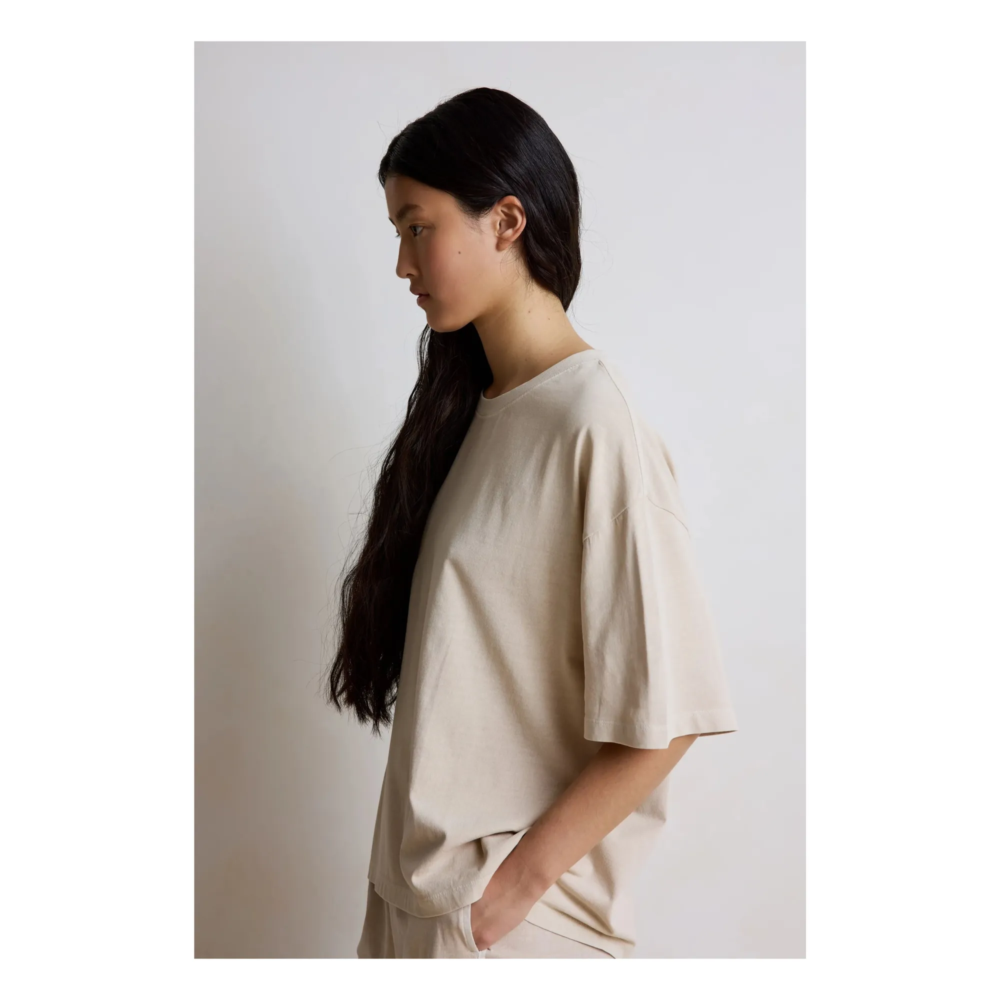 T-shirt Ambre Coton | Crème- Image produit n°3