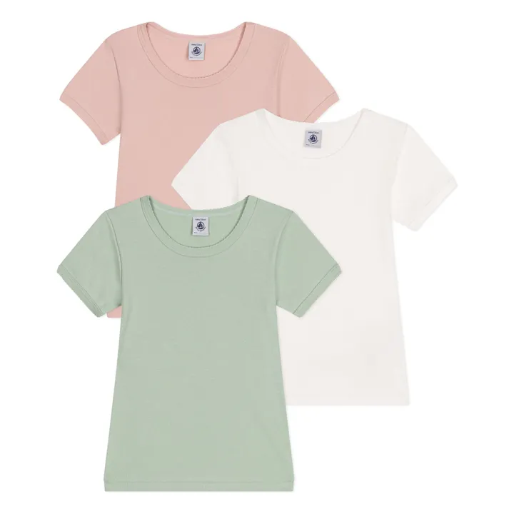 Confezione da 3 magliette | Rosa- Immagine del prodotto n°0