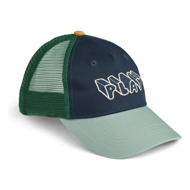 Gorra de malla Della Play Algodón orgánico | Verde