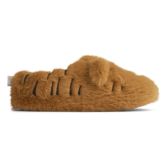 Chaussons Aviaja Tigres Fibres Recyclées | Caramel