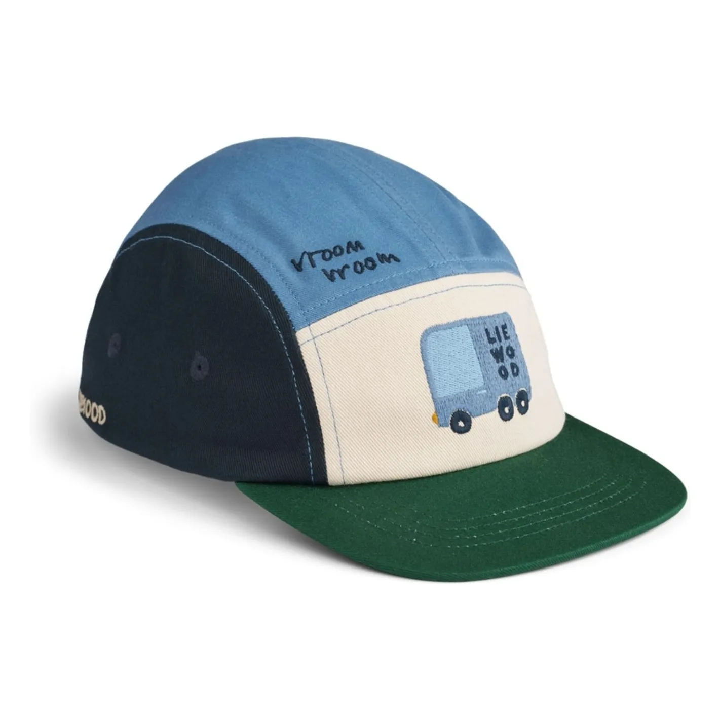 Liewood Blue Rory Car Cap Organic Cotton
