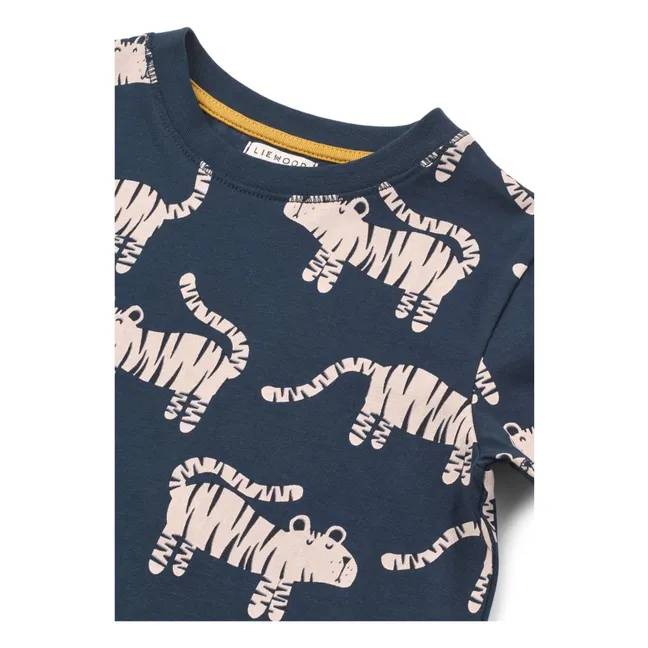 Francis Tigres Organic Cotton T-shirt | Navy blue