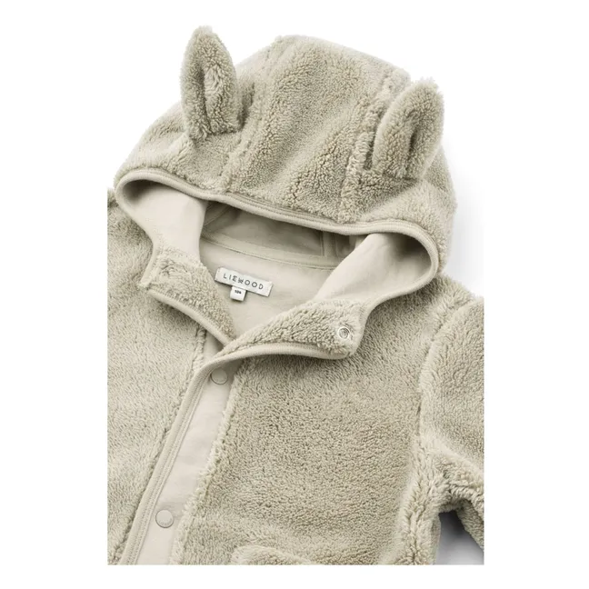 Veste Façon Fourrure Mina Lapin Fibres Recyclées | Beige