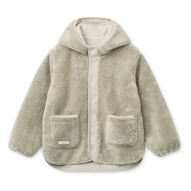 Veste Façon Fourrure Mina Lapin Fibres Recyclées | Beige