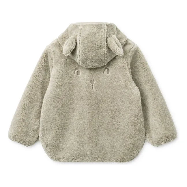 Veste Façon Fourrure Mina Lapin Fibres Recyclées | Beige