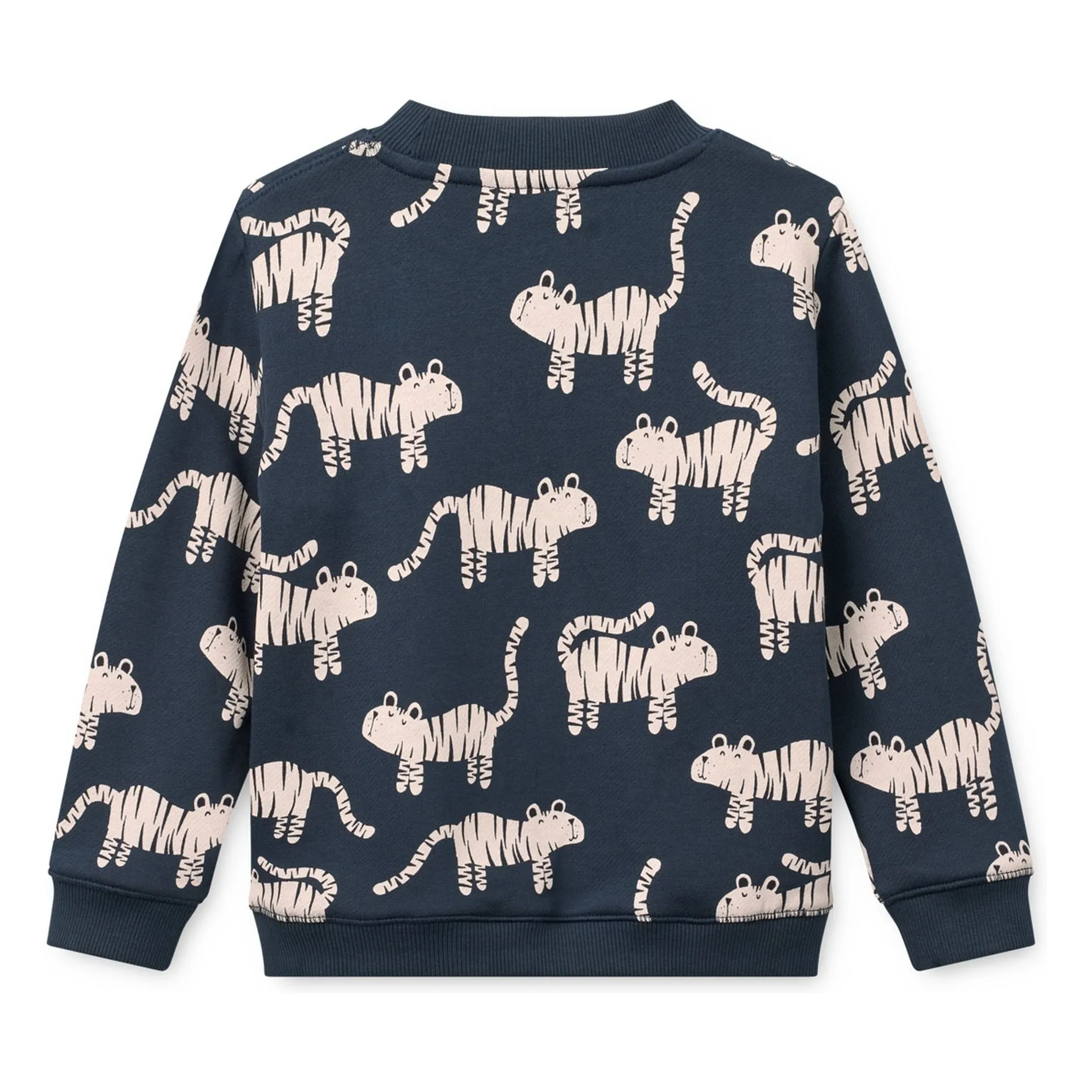 Sweat Ridley Tigres Coton Bio | Bleu marine- Image produit n°2