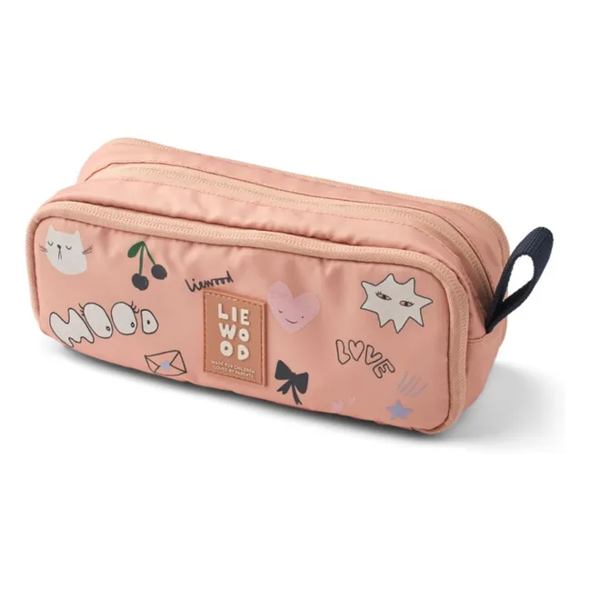 Cindy Mood Recycled Fiber Pencil Case | Pink
